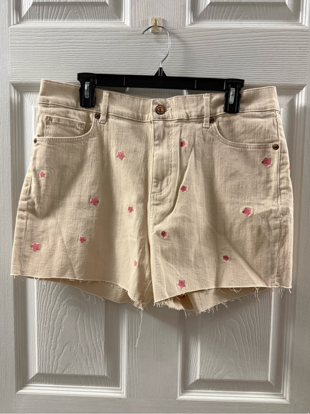 🆕 Loft High Rise Embroidered Shorts Size 10